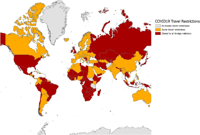 List of Country by Travel Restrictions